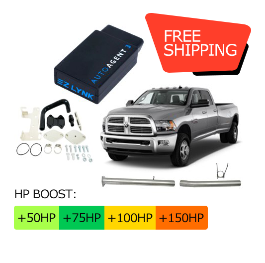 Full Delete Kit (DPF/DEF/EGR) w/ Exhaust | Ram 2500 & 3500 Cummins 6.7L | 2013-2018