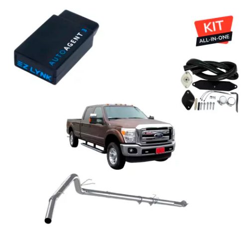 2011-2014 Ford Powerstroke 6.7L | Full Delete Bundle DPF/DEF/EGR w/ 4″ Exhaust