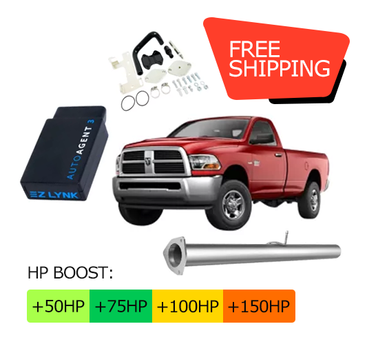 Full Delete Bundle for Ram Cummins 6.7L (2010-2012) with EZ Lynk Auto Agent 3