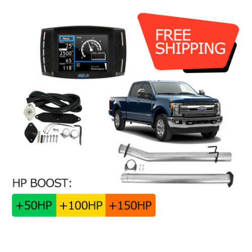 Ford Powerstroke 6.7L | Full Delete Kit (DPF/DEF/EGR) w/ Delete Pipe | F250/F350/F450 2017-2019