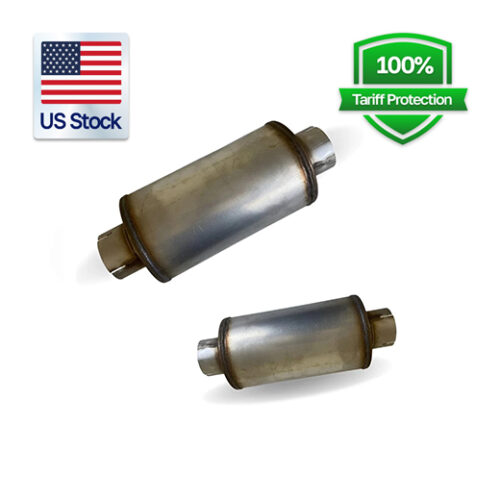 4″ T409 UNPOLISHED Diesel Performance Exhaust Muffler Dodge Ram 2007-2009