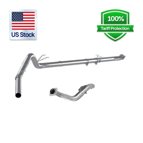 4 Inch Down-pipe Back Exhaust w/o Muffler | Ford Powerstroke 6.7L | 2023-2025
