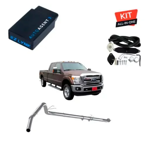 2011-2014 Ford Powerstroke 6.7L | Full Delete Bundle DPF/DEF/EGR w/ 4″ Exhaust