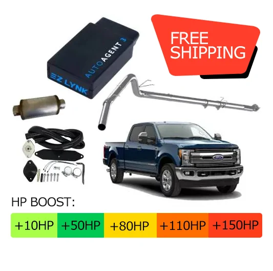 2017-2019 Ford Powerstroke 6.7 | Full Delete Kit (DPF/DEF/EGR) w/ 4 inch Exhaust