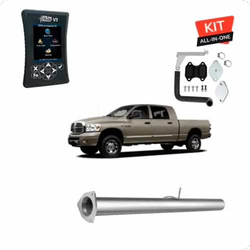 Full Delete Bundle (DPF/DEF/EGR) | 2007.5-2009 | Ram Cummins 6.7L w/ EFI Live Auto Cal V3