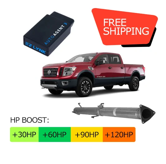 Full DPF Delete Bundle | Nissan Titan XD Cummins 5.0 | 2016-2018 w/ EZ Lynk Auto Agent 3