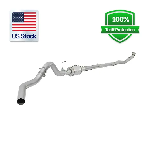 CAB & CHASSIS 4″ Exhaust DPF Delete | Ford Powerstroke Diesel 6.7 2011-2019