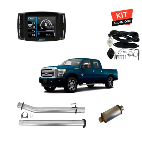 Ford Powerstroke 6.7L | Full Delete Bundle DPF/DEF/EGR w/Exhaust | 2011-2014