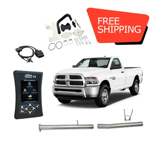 Ram Cummins 6.7L | Full Delete Bundle DPF/DEF/EGR Delete w/ Exhaust | 2013-2018