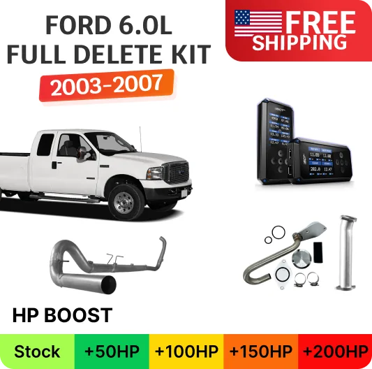 Ultimate DPF/DEF/CAT Delete Bundle for Ford Powerstroke 6.0L (2003-2007)