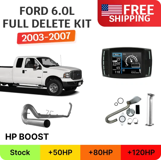 Ford Powerstroke 6.0L – Full DPF/DEF/EGR Delete Kit (2003-2007)