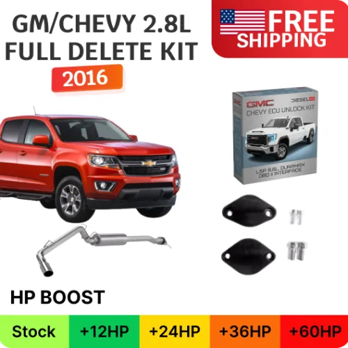 Full Delete Kit | GM/Chevy Canyon/Colorado 2.8L Duramax | 2016