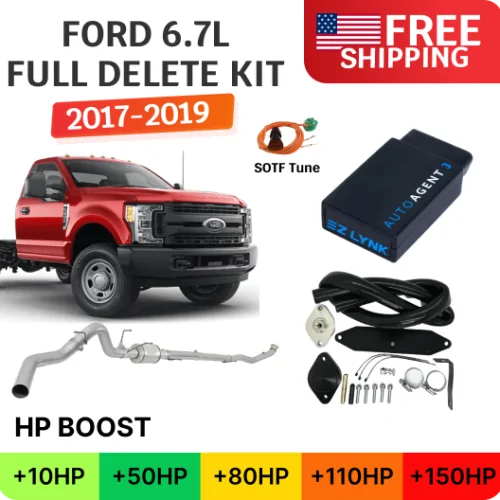 Ford Powerstroke 6.7L F350/F450/F550 Cab & Chassis | Full Delete Kit (DPF/DEF/EGR) | 2011-2016