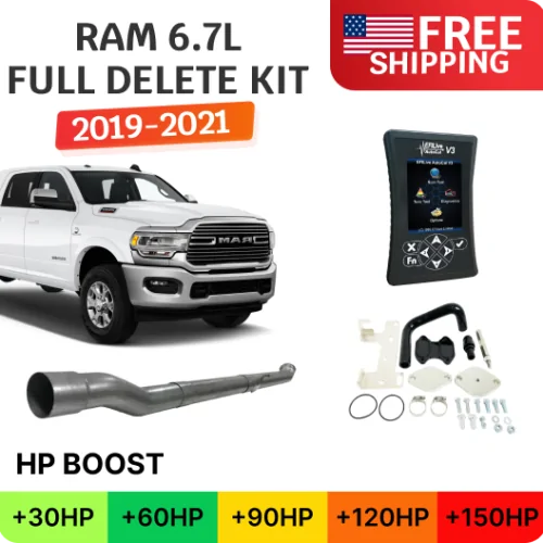 Ram Cummins 6.7L | Full Delete Kit (DPF/DEF/EGR) | 2019-2021