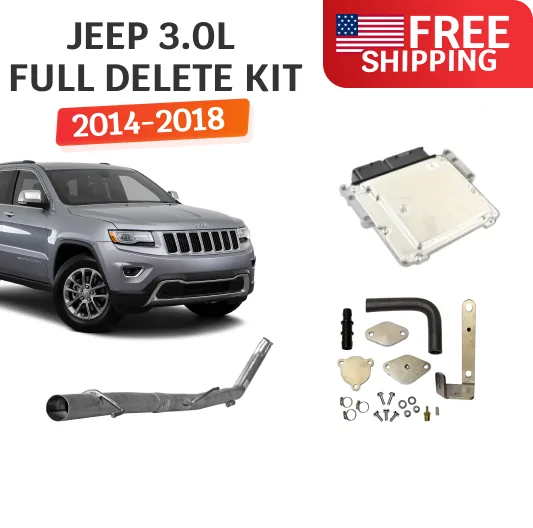 Full Delete Bundle (DPF/DEF/EGR) | Jeep Grand Cherokee Ecodiesel 3.0L | 2014-2018 w/ Bench-Flash Delete Tuning