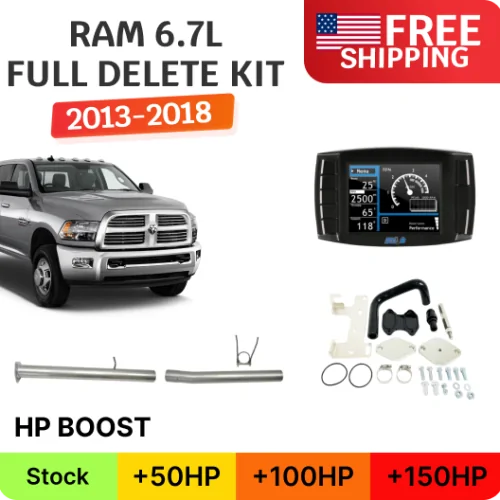 Ram Cummins 6.7L 2013-2018 – All in one Delete Kit (DPF/DEF/EGR) Delete Pipe
