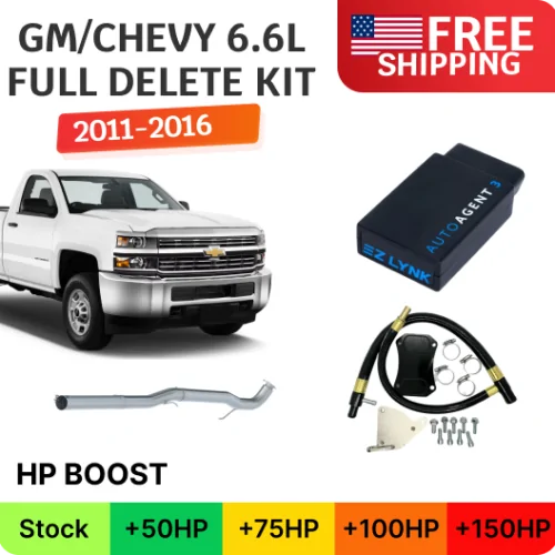 Full Delete Kit DPF/DEF/EGR | GM/Chevy Duramax 6.6L | 2011-2016