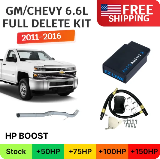 Full Delete Kit DPF/DEF/EGR | GM/Chevy Duramax 6.6L | 2011-2016