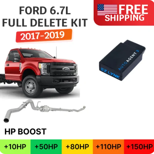 Ford Powerstroke 6.7L F350/F450/F550 Cab & Chassis | Full Delete Kit (DPF/DEF/EGR) | 2017-2019