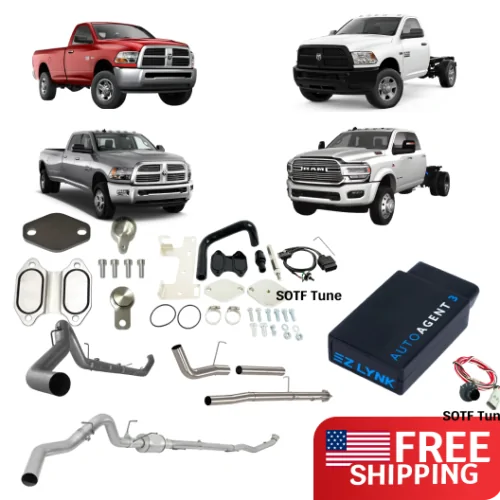 Full Delete Kit DPF/DEF/EGR | RAM Cummins 6.7L | 2010-2021
