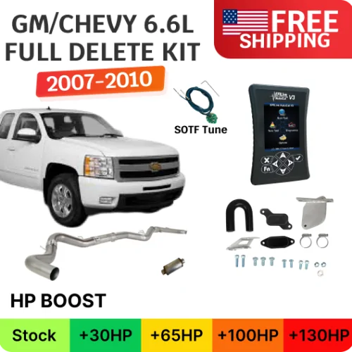GM/Chevy Duramax 6.6L LMM | Full Delete Bundle (DPF/DEF/EGR) | 2007-2010