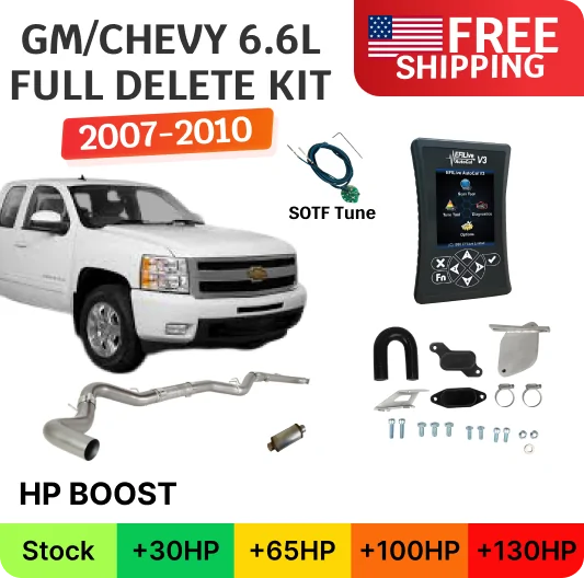 GM/Chevy Duramax 6.6L LMM | Full Delete Bundle (DPF/DEF/EGR) | 2007-2010 GM/Chevy Duramax 6.6L LMM | Full Delete Bundle (DPF/DEF/EGR) | 2007-2010