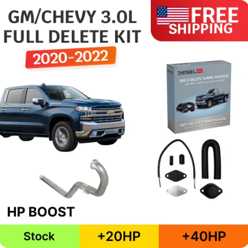 GM / Chevy Duramax 3.0L LM2 | Full DPF/DEF/EGR Delete Kit | 2020-2022