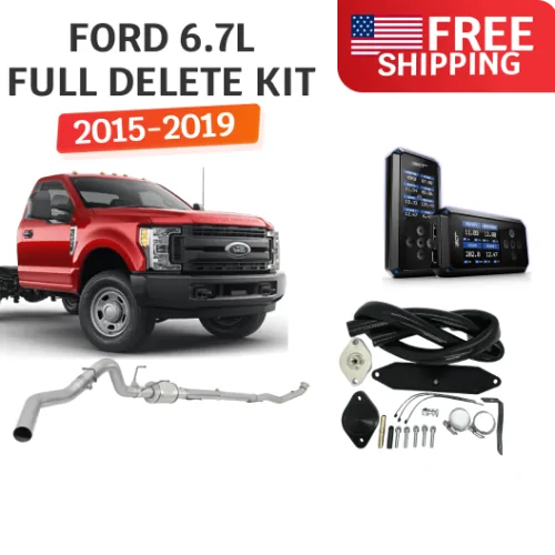 Full Delete Kit (DPF/DEF/EGR) | Ford Powerstroke 6.7L Cab & Chassis | F350/F450/F550 | 2011-2019