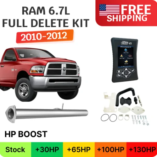 Full Delete Bundle for Ram Cummins 6.7L (2010-2012) with EFI Live AutoCal V3