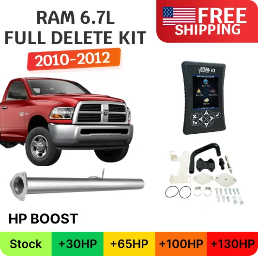 Full Delete Kit w/ EFI Live AutoCal V3 | Ram Cummins 6.7L | 2010-2012