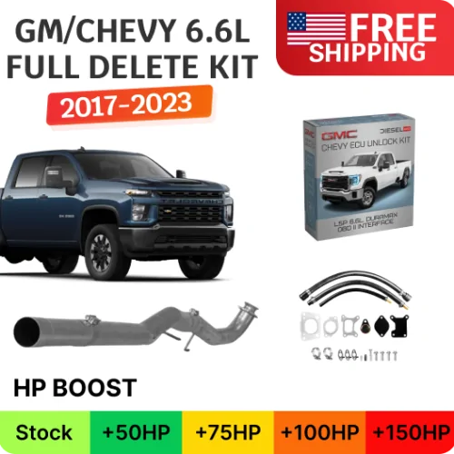 GM/Chevy Duramax 6.6L L5P | Full Delete Bundle (DPF/DEF/EGR) | 2017-2019