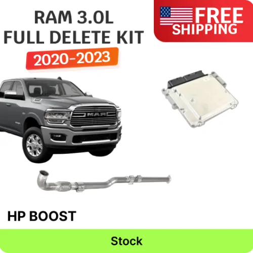 Full Delete Kit DPF/DEF | RAM 1500 Ecodiesel 3.0L w/ Bench Flash Tuning | 2020-2023