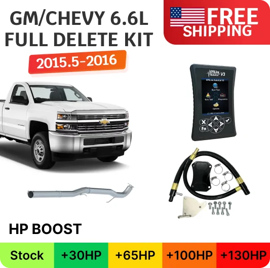 Full Delete Bundle (DPF/DEF/EGR) | GM/Chevy Duramax 6.6L LML | 2015.5-2016 w/ EFI Live Auto Cal V3 Full Delete Bundle (DPF/DEF/EGR) | GM/Chevy Duramax 6.6L LML | 2015.5-2016 w/ EFI Live Auto Cal V3