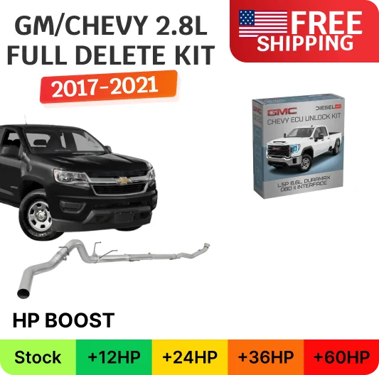 Full Delete Kit | GMC Canyon/Colorado 2.8 Duramax LWN | 2017-2021
