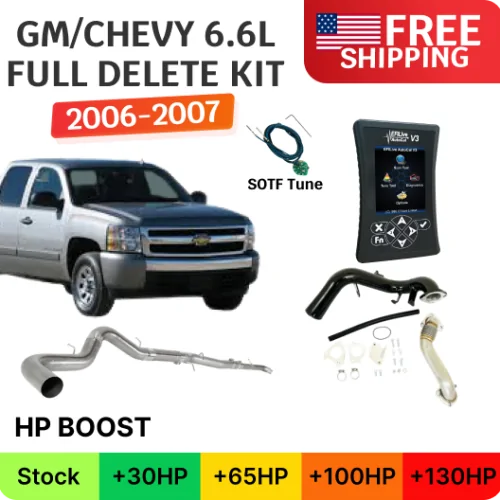 GM/Chevy Duramax 6.6L LBZ | Full Delete Bundle (DPF/DEF/EGR) | 2006-2007