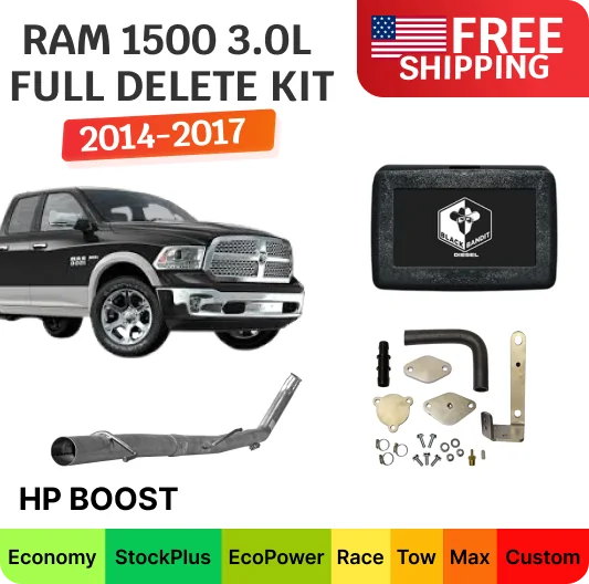 Full Delete Kit w/ Iron Loader Tuner | Ram Eco-Diesel 3.0L | 2014-2017 Full Delete Kit w/ Iron Loader Tuner | Ram Eco-Diesel 3.0L | 2014-2017