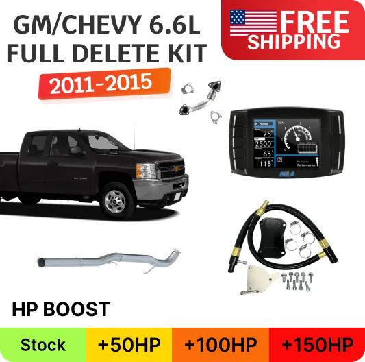 GM/Chevy Duramax 6.6L LML | Full Delete Bundle (DPF/DEF/EGR) | 2011-2015