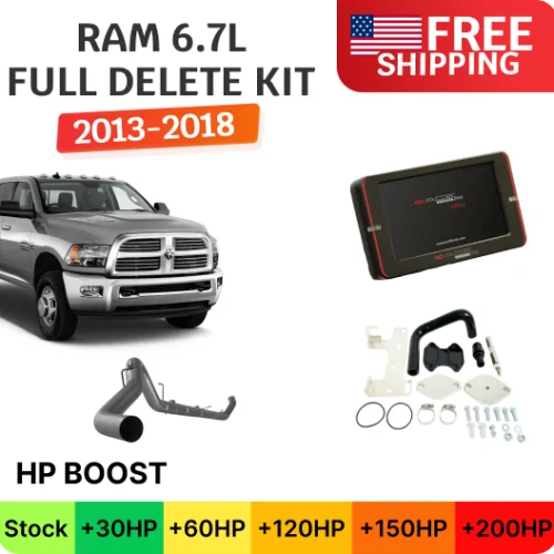 Ram Cummins 6.7L | Full Delete Bundle DPF/DEF/EGR Delete | 2013-2018 w/ RaceMe Ultra
