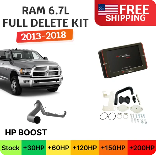 Ram Cummins 6.7L | Full Delete Bundle DPF/DEF/EGR Delete | 2013-2018 w/ RaceMe Ultra