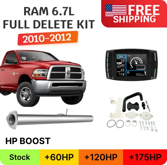 Ram Cummins 6.7L | Full Delete Bundle DPF/DEF/EGR | 2010-2012 Ram Cummins 6.7L | Full Delete Bundle DPF/DEF/EGR | 2010-2012