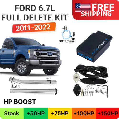 Full Delete Kit DPF/DEF/EGR | Ford Powerstroke 6.7L | 2011-2022