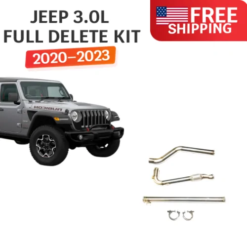 DPF Delete Kit | Jeep Wrangler EcoDiesel 3.0L | 2020–2023