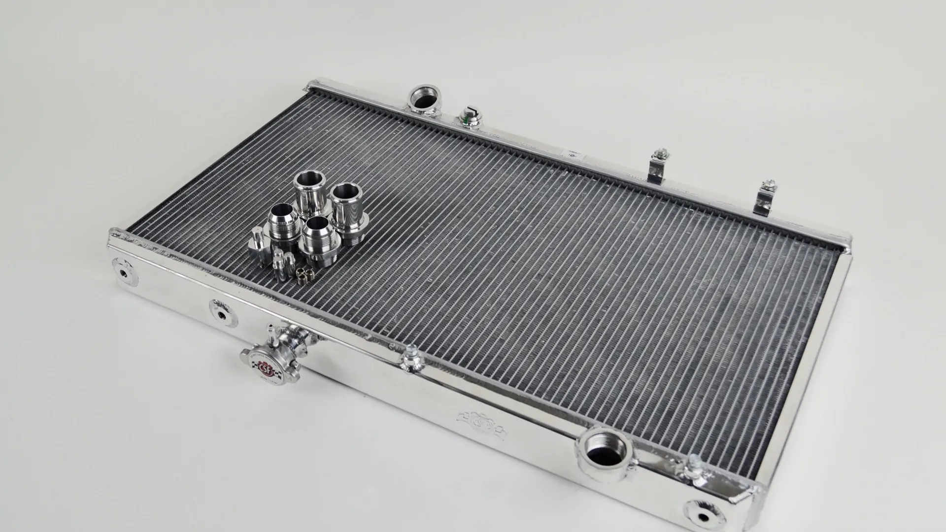 CSF Ultimate K-Swap Full-Size Radiator w/ Optional Shroud 12" Spal Fan