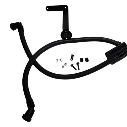 J&L 2011-2023 Ford F-150 Passenger Side Oil Separator 3.0 (Black Anodized)