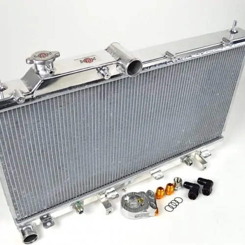 CSF 2008-2015 WRX STi Full-Size Radiator w Built In Oil Cooler