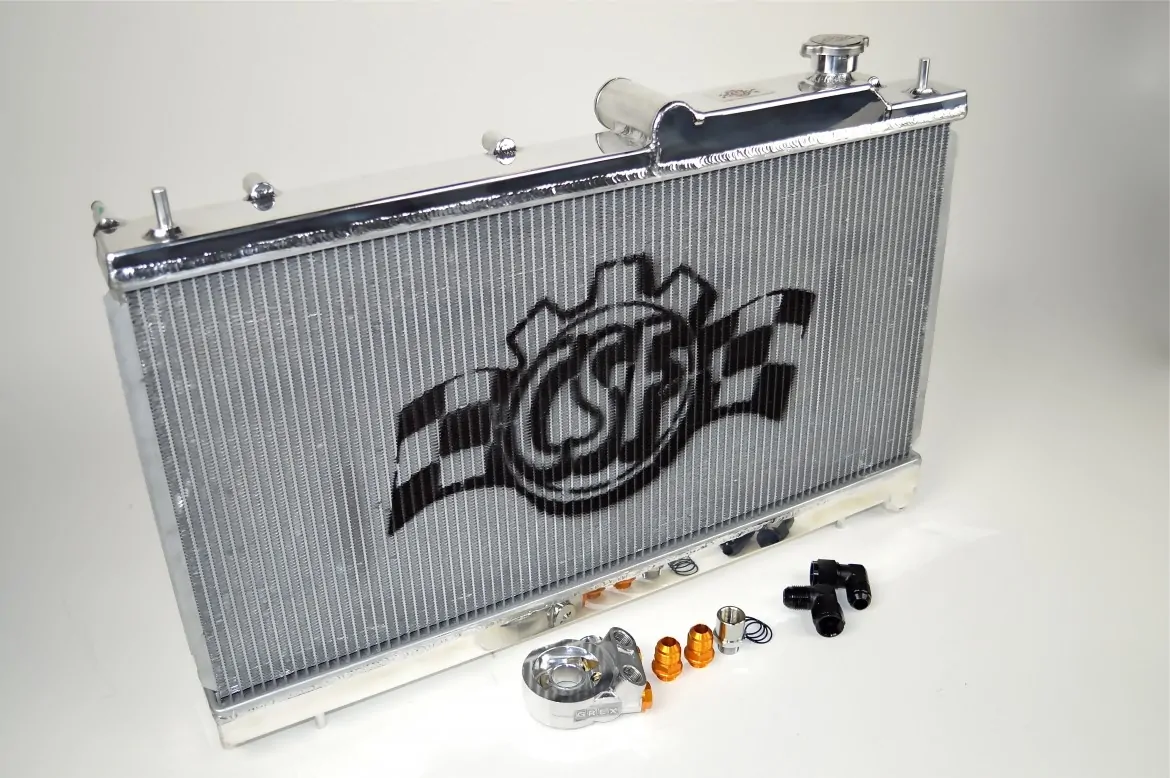 CSF 2002-2007 WRX STi Full-Size Radiator w/ Built In Oil Cooler CSF 2002-2007 WRX STi Full-Size Radiator w/ Built In Oil Cooler